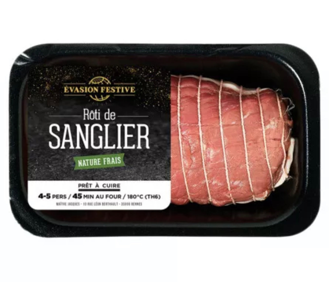 ✨ Rôti de sanglier nature ±700g