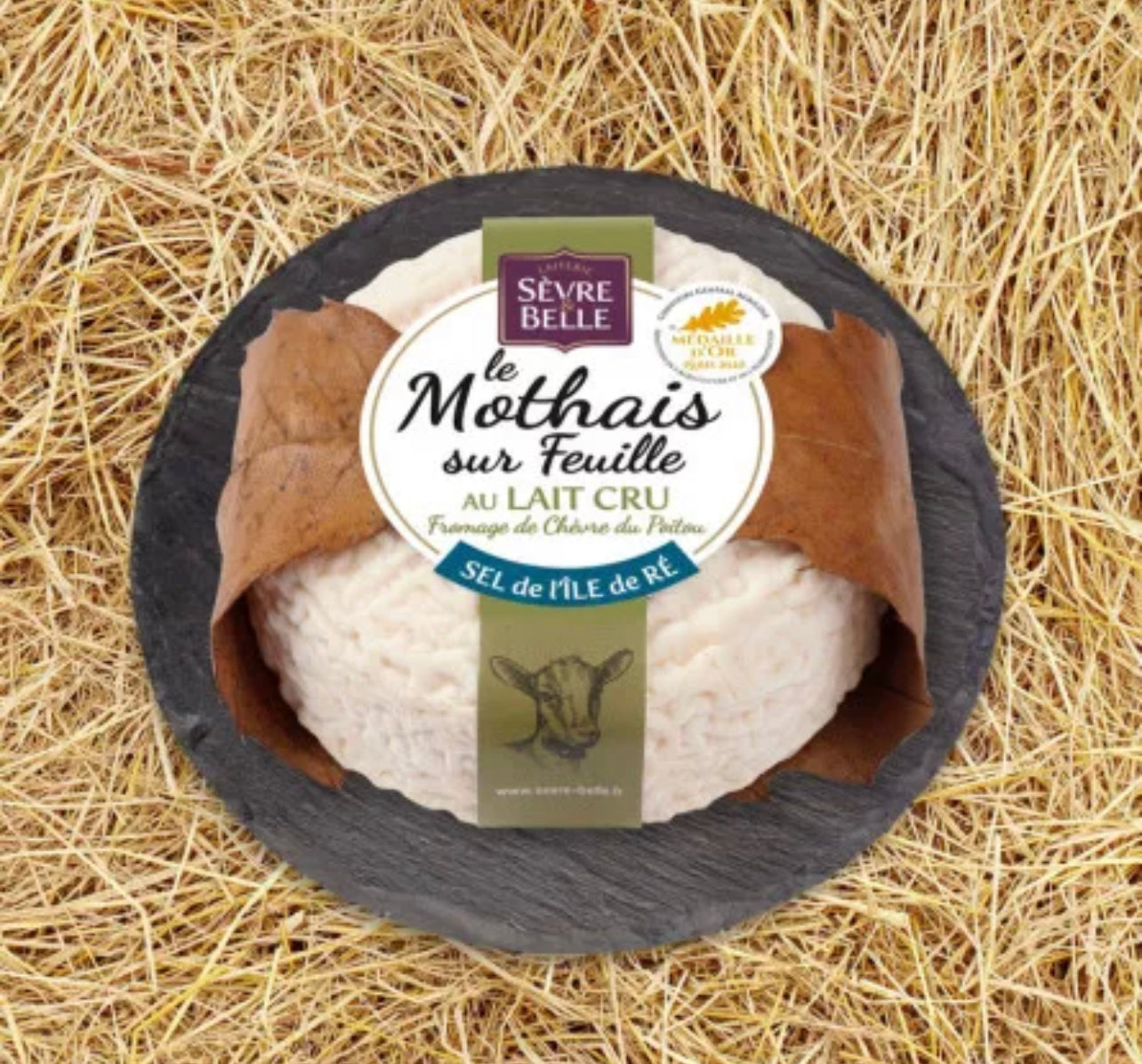 Le Mothais sur feuille | Fromage de chèvre au lait cru - 150g