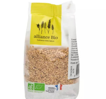 Organic French blond flax seeds - 250g