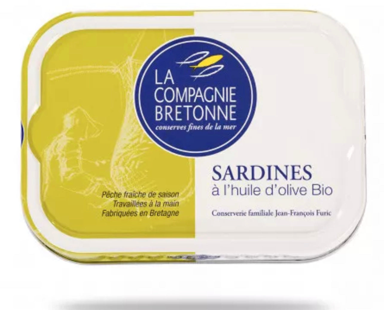 Sardines à l'huile d'olive BIO millésime 2021 - 115g