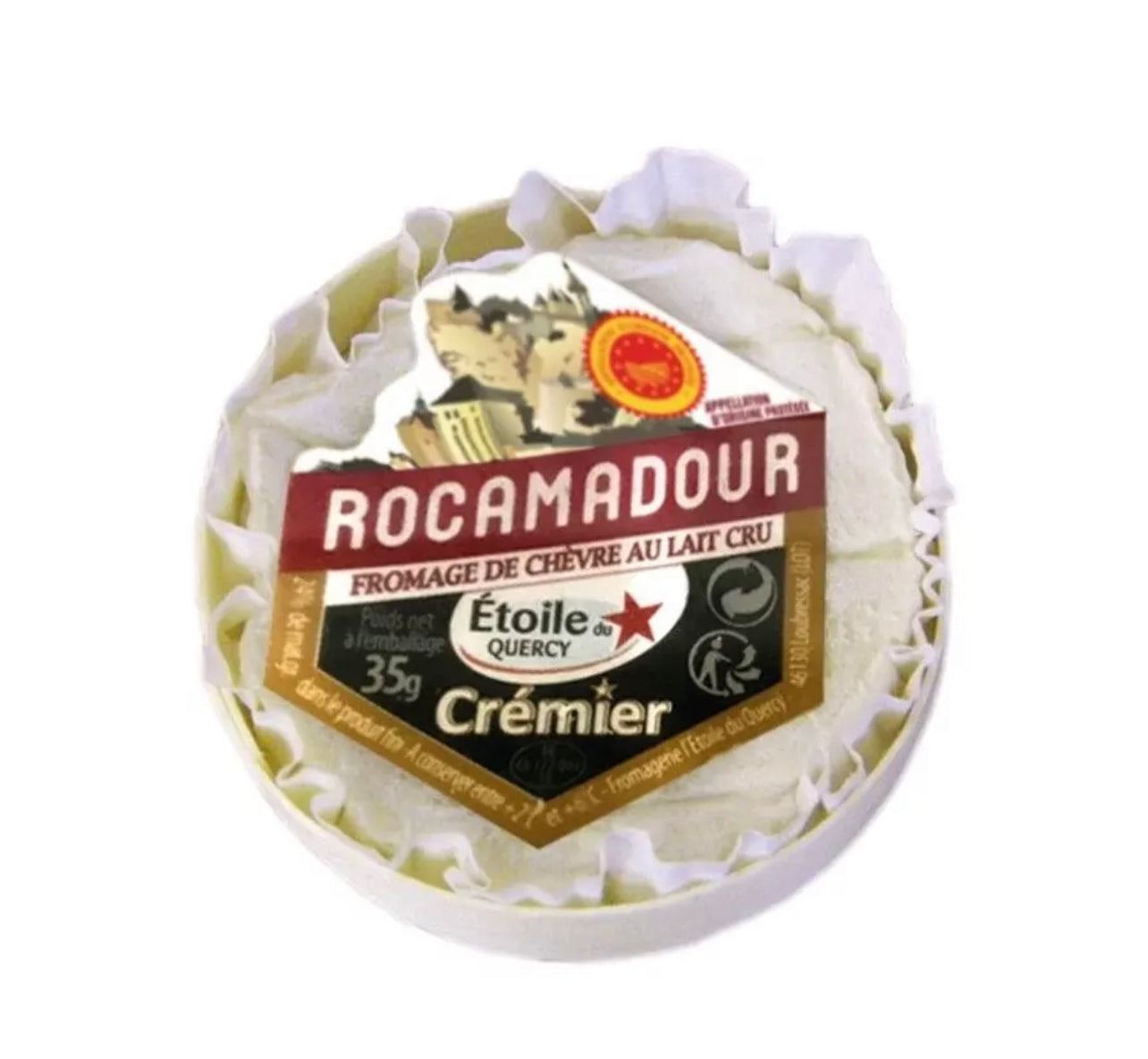 Rocamadour crémier au lait de chèvre cru AOP - 12x35g