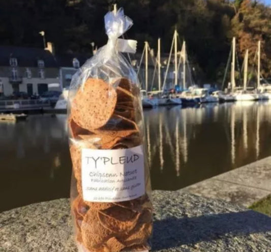 Chipsenn - Chips de panqueques bretones 100% trigo sarraceno francés - 85g