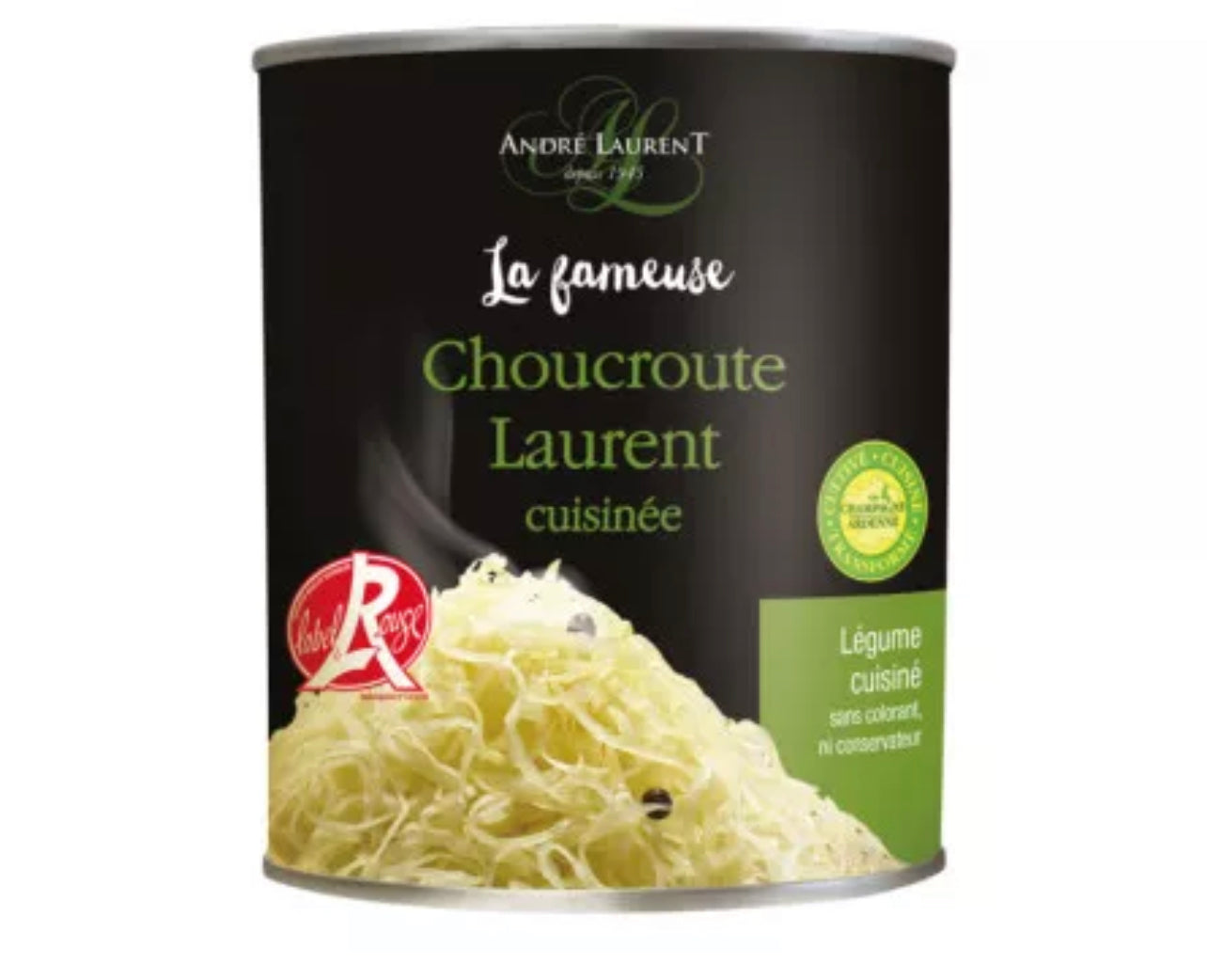 Choucroute cuisinée - Label Rouge - 810g