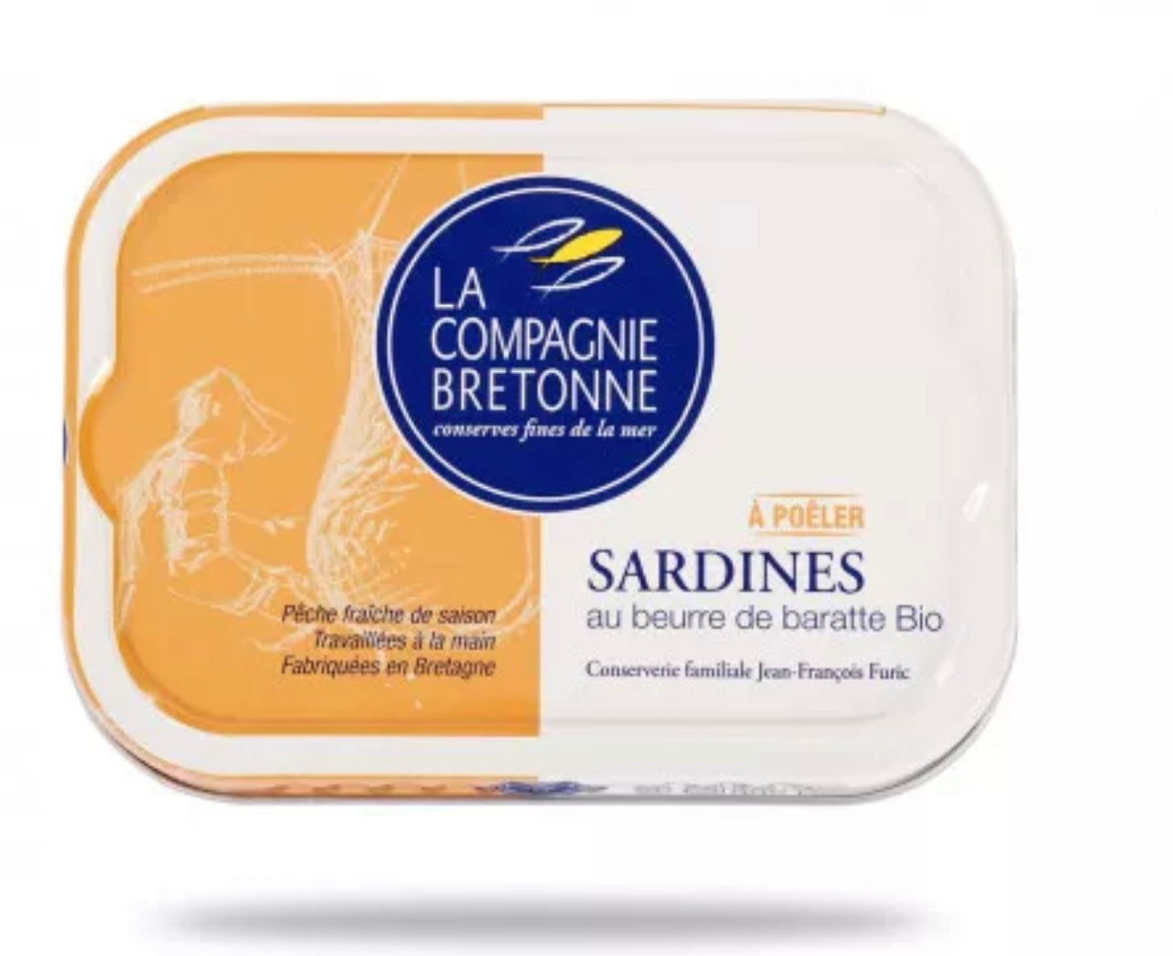 Sardines à poêler au beurre de baratte BIO - 115g
