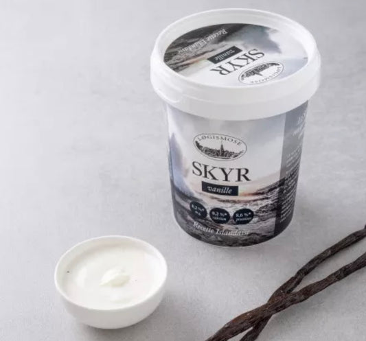 Skyr à la vanille | Lait fermenté concentré 0,2% MG - 450g