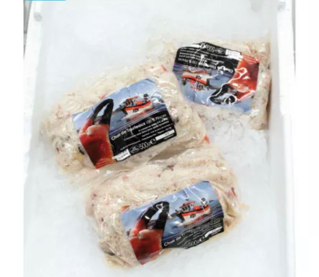 Crab meat 100% claws - 500g