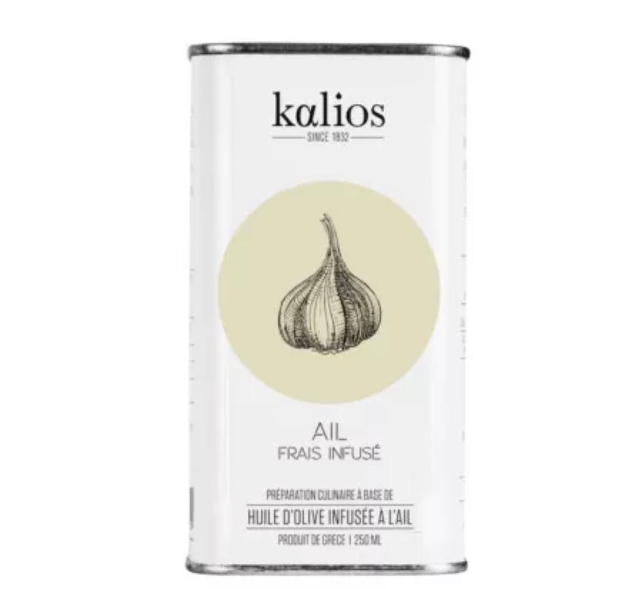 Olive oil infused with fresh garlic - 250ml