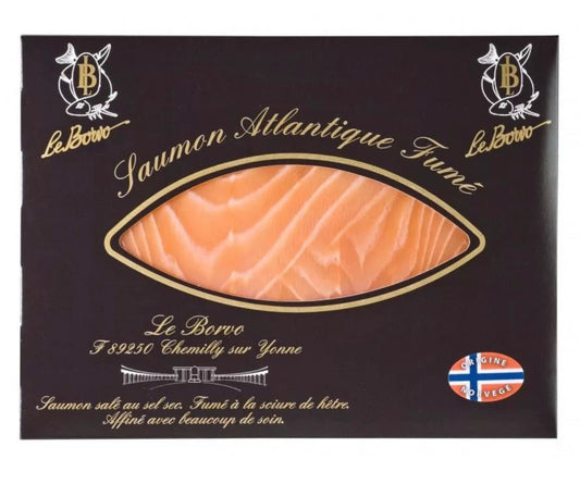 Hand-sliced ​​Norwegian smoked salmon - 200g