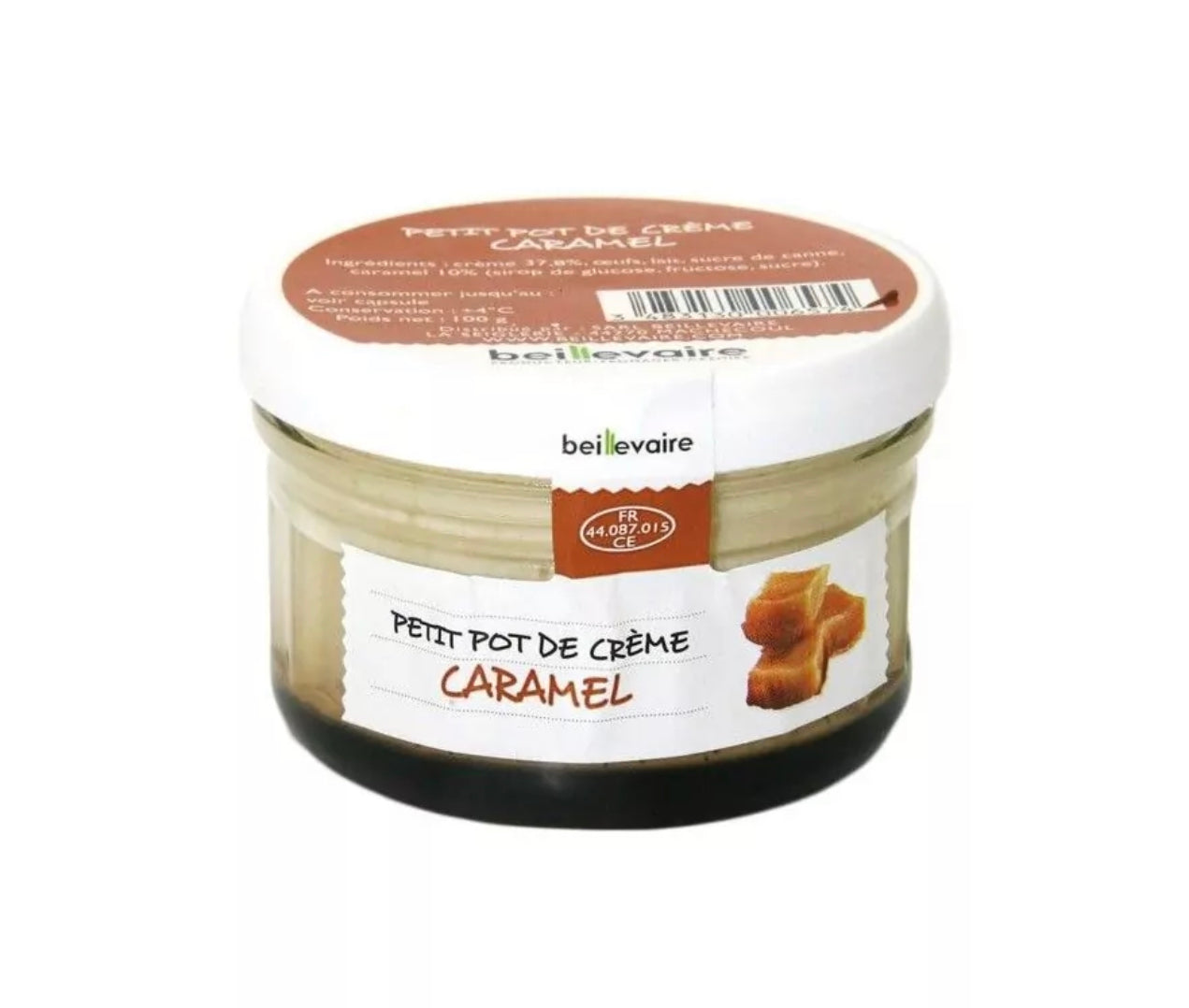 Petit pot de crème au caramel - 100g