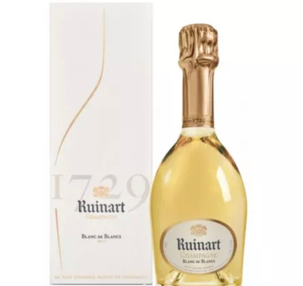 1/2 Ruinart Blanc de Blancs Champagne - 37.5cl