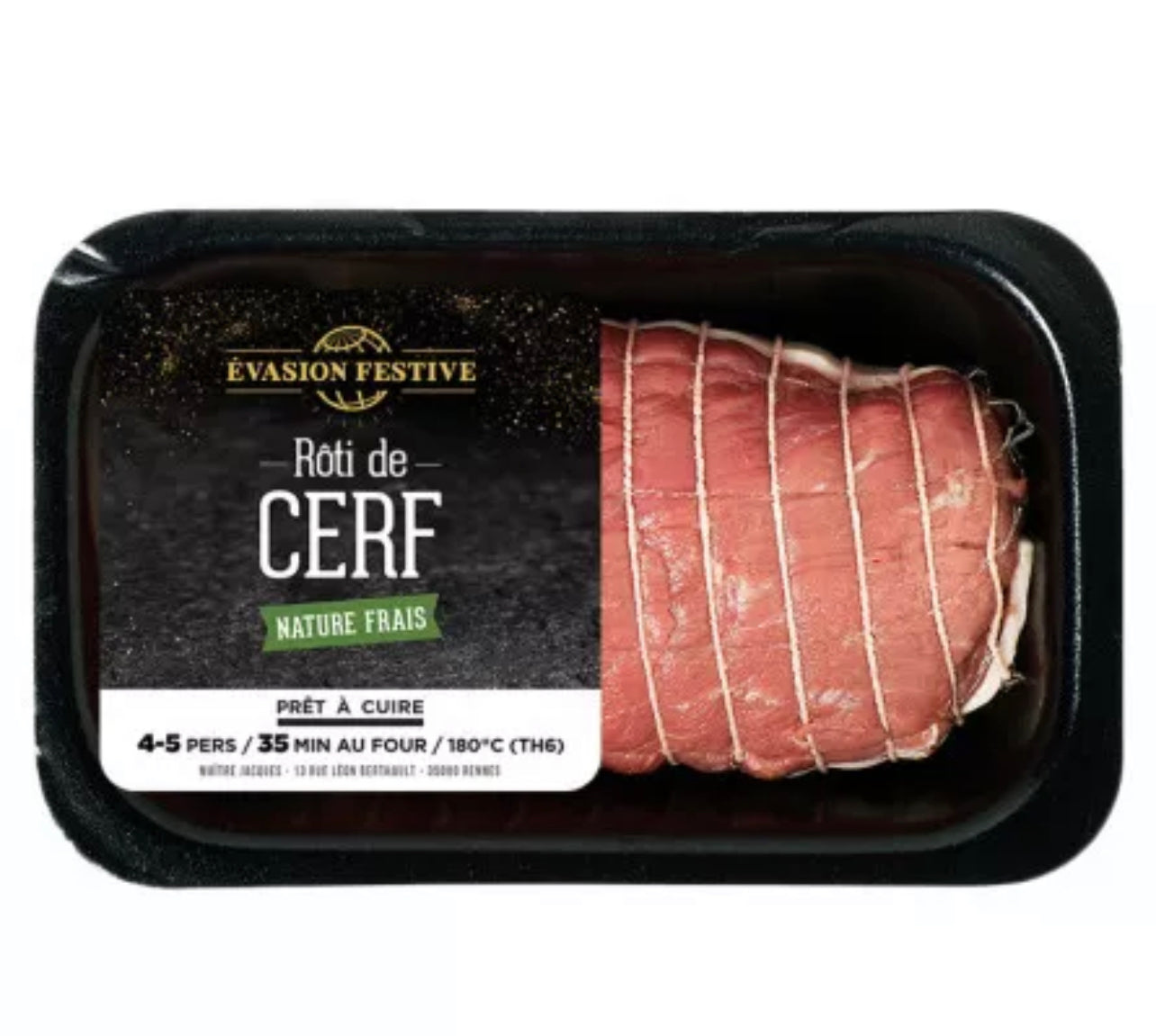 ✨ Rôti de cerf nature ±700g