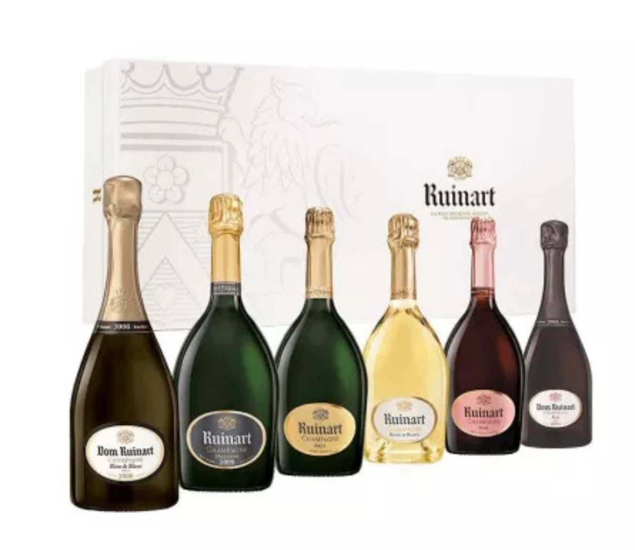 ✨Complete box set of 6 Ruinart Champagne Cuvés - 6 x 75cl✨