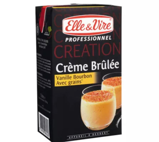 Crème brûlée vanille Bourbon - 1L
