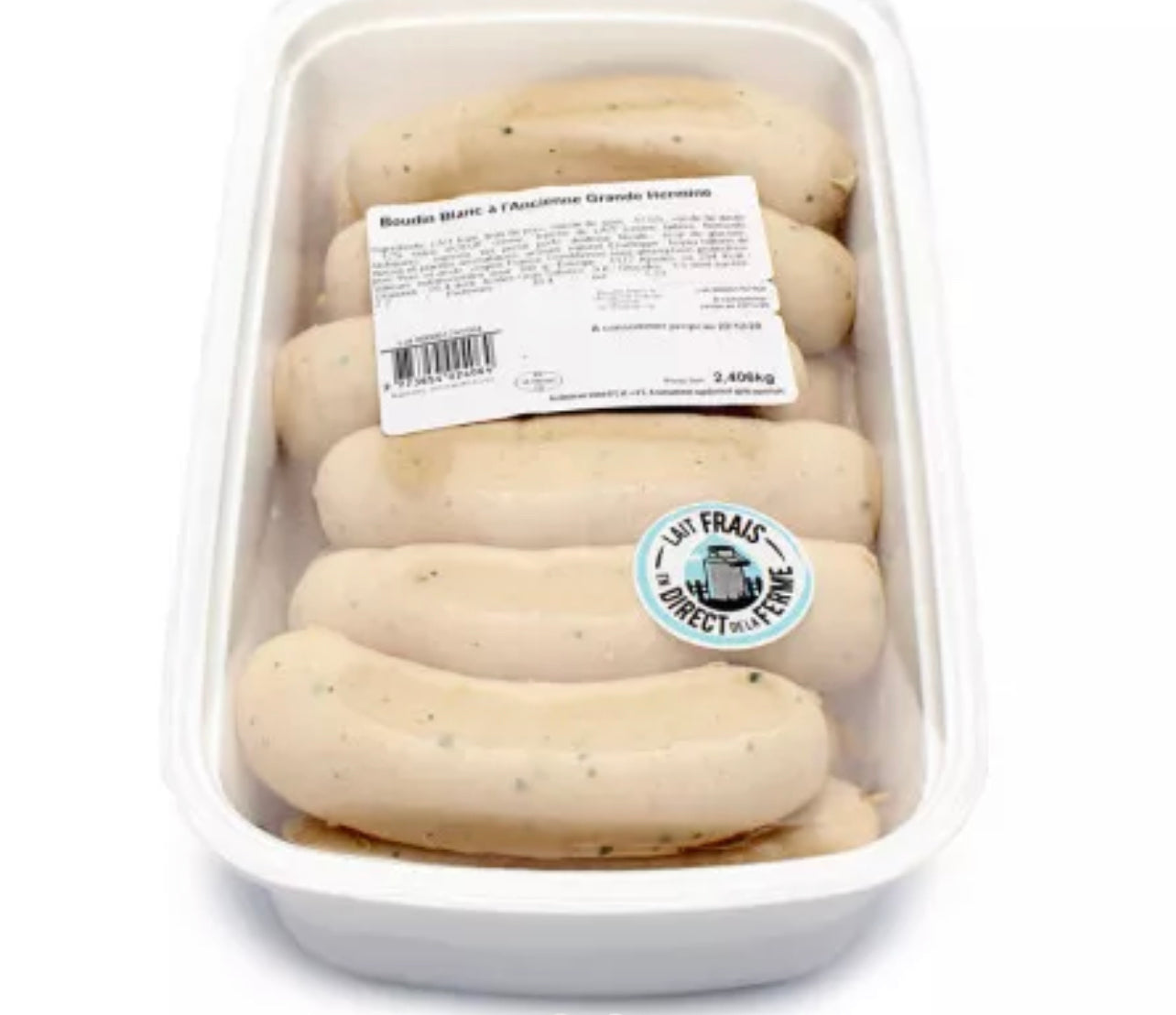 Old-fashioned white pudding x18 ±2.25kg