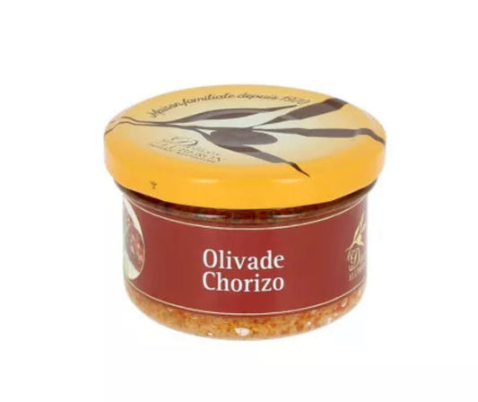 Olivade chorizo ​​with local green olives - 90g