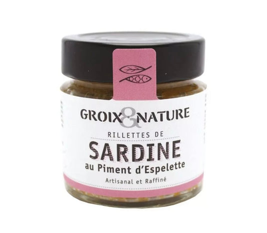 Sardine rillettes with Espelette pepper - 100g