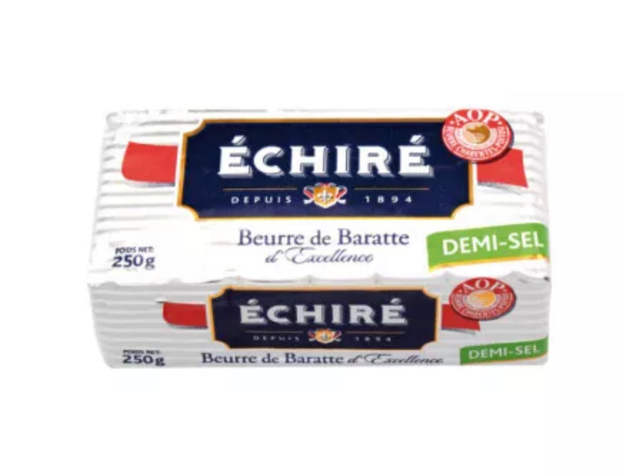 Echiré DOP Charentes-Poitou mantequilla media salada - 250g