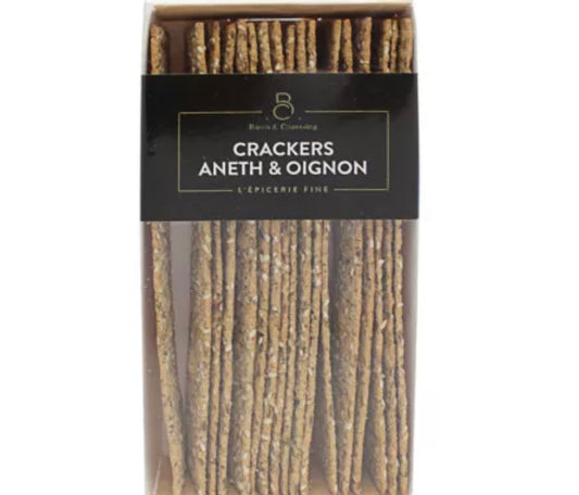 Long dill and onion crackers - 130g