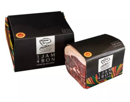 Dried black pork ham from Bigorre AOP 24 months ±500g