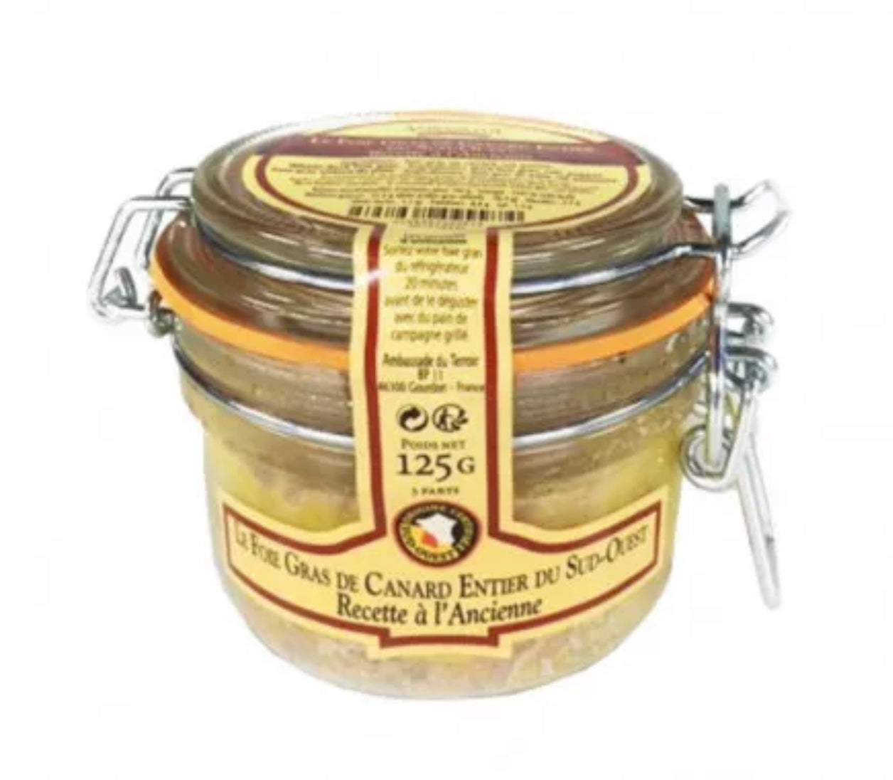 Foie gras entero de pato IGP Sud-Ouest - 125g