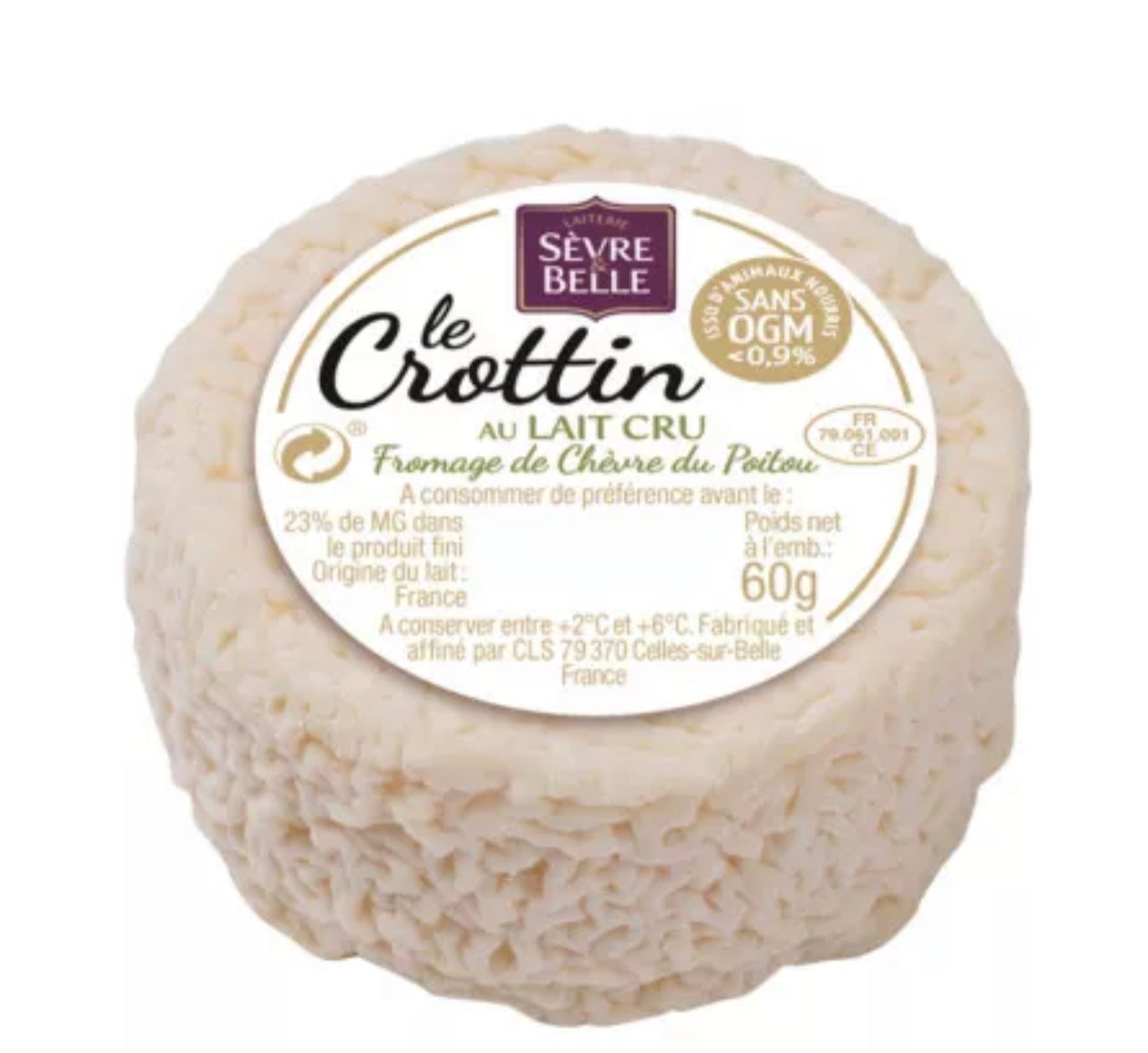 Le Crottin | Fromage de chèvre au lait cru - 12x60g