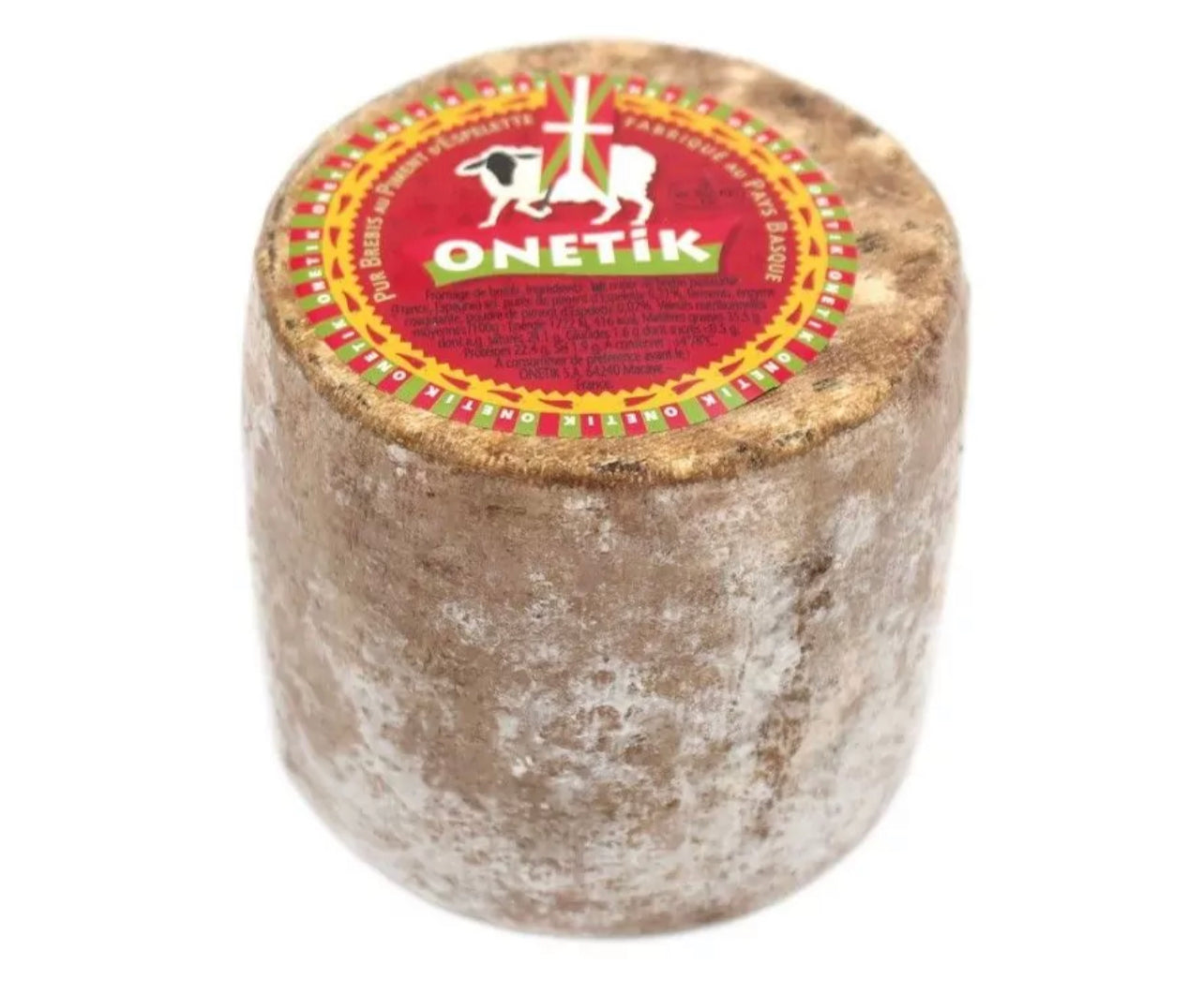 Tomette pura de oveja del Pays d'Irati con pimiento de Espelette ±650g