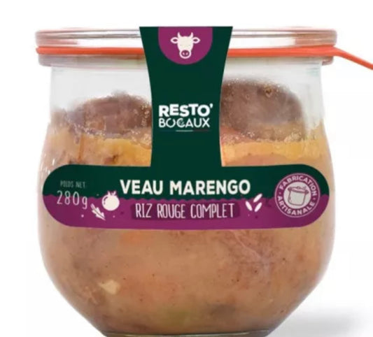 Marengo veal and red rice - 280g