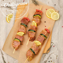 Brochettes de porc mariné thym citron LPF x8 ±1,3kg