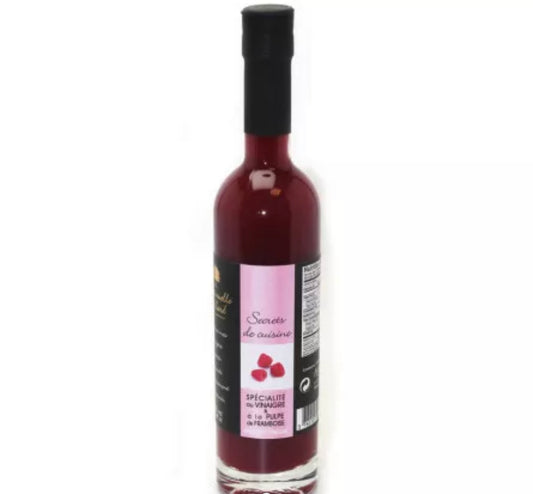 Vinegar with raspberry pulp - 20cl