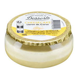 Tarta de queso y limón corso en tarro de cristal de 100 g
