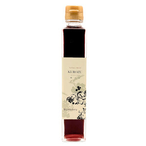 Japanese condiment with black rice vinegar and blueberry 200ml bottle