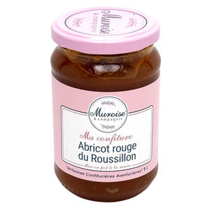 Mermelada artesanal de albaricoque rojo MUROISE® del Rosellón, tarro de 350 g