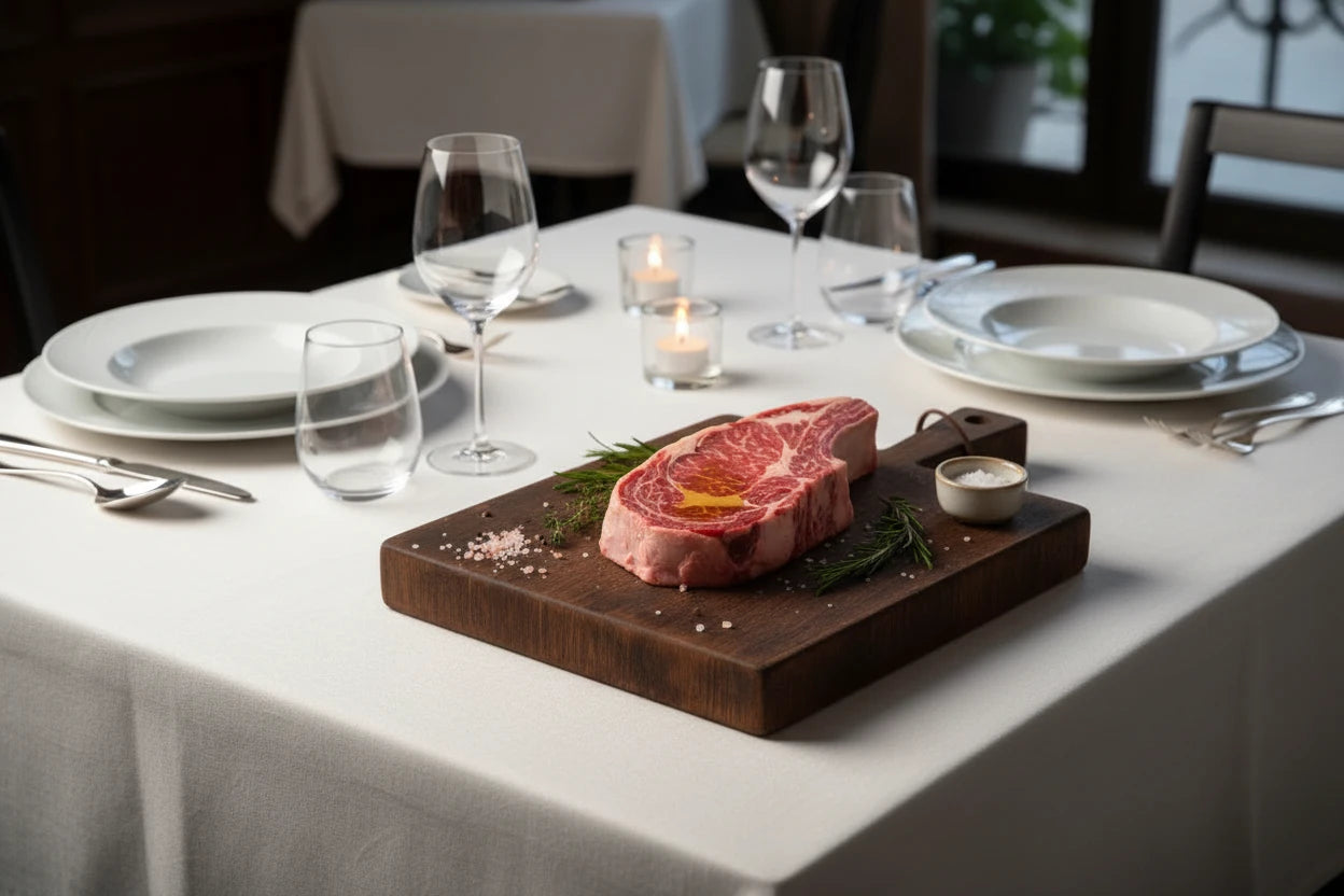 Côte de boeuf française de race Normande ±1,2kg