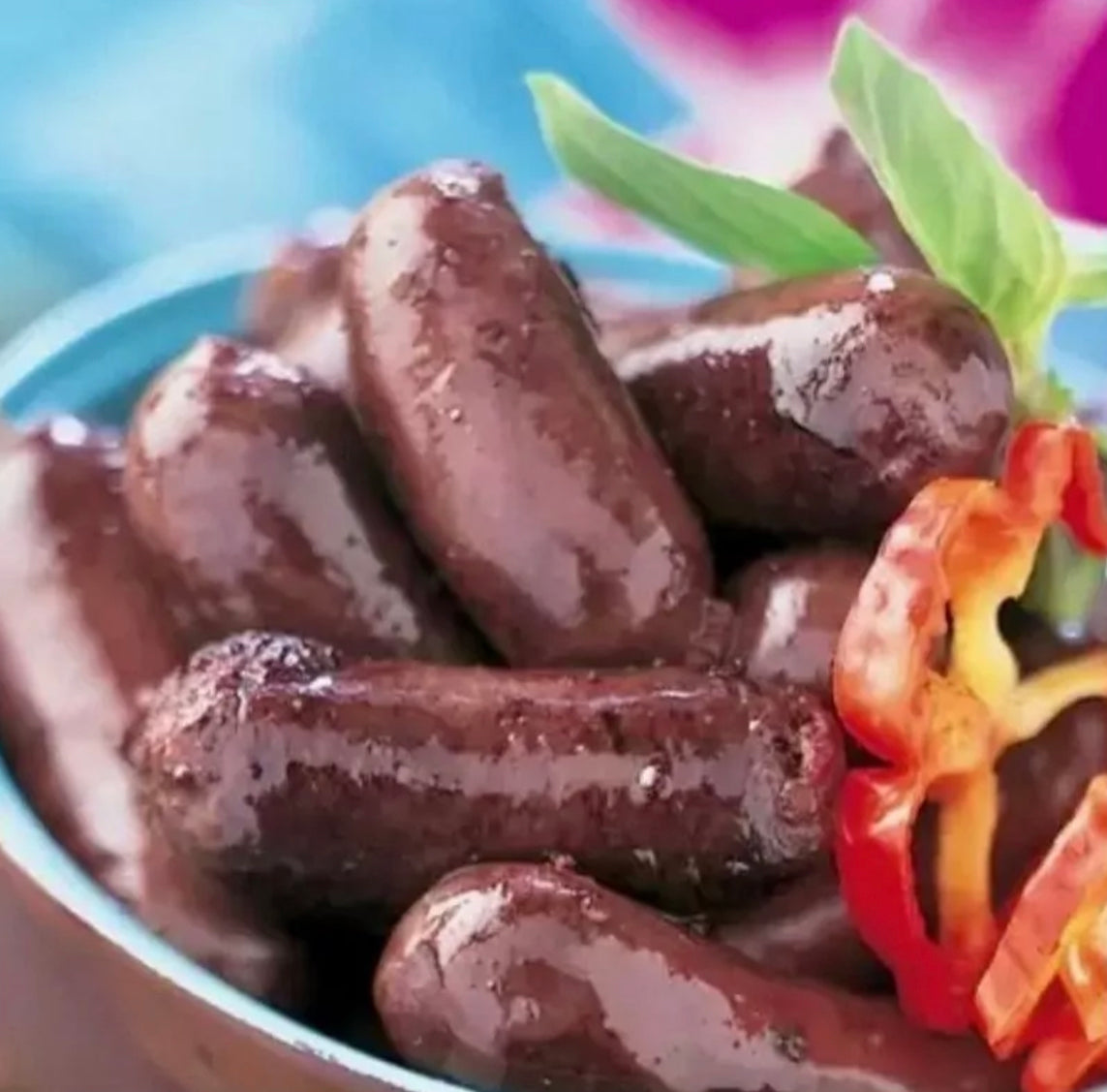 Old-fashioned West Indian blood sausage with fresh West Indian peppers ±2kg
