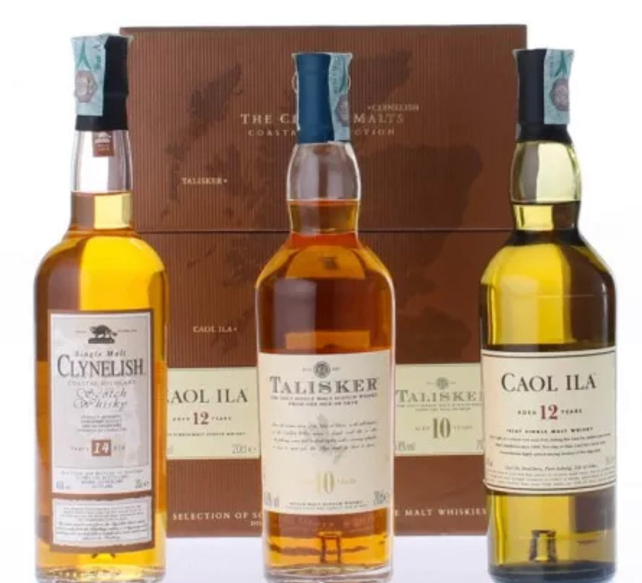 Coffret Whisky Clynelish - Caol Ila - Talisker - 3x20cl