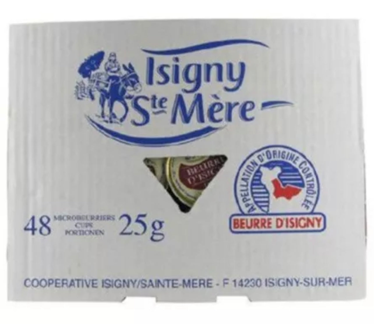Recambios de mantequilla blanda Isigny AOP 48x25g