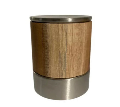 Wooden spice grinder head