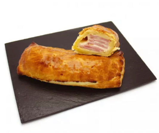Ham and Emmental cheese roll with pure butter dough 2x170g