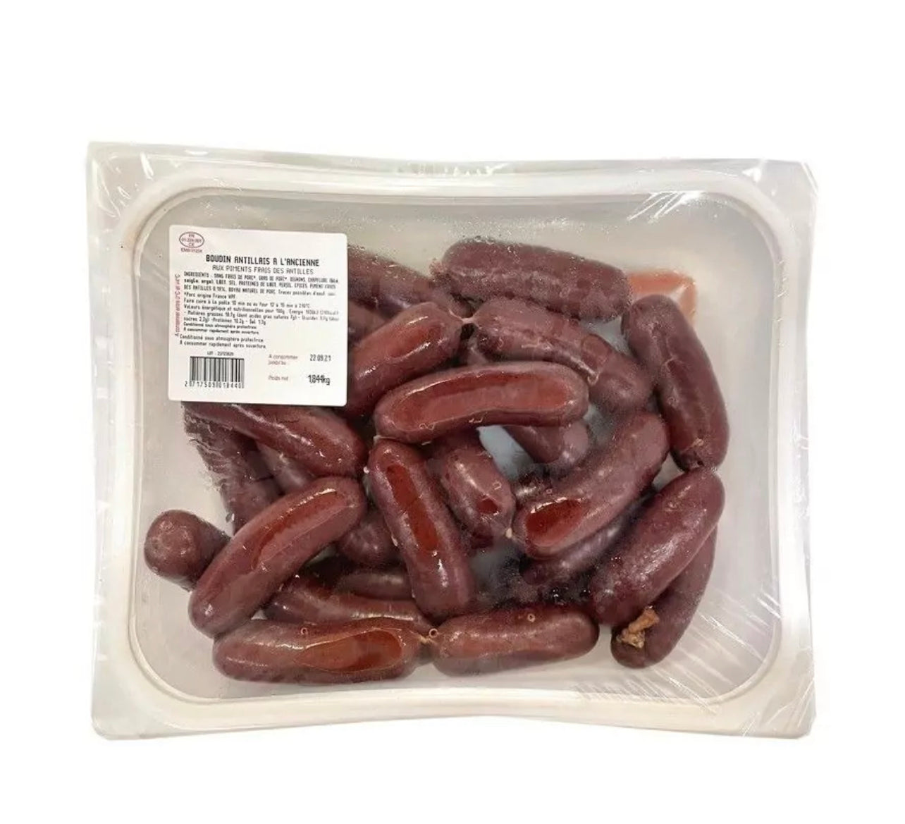 Old-fashioned West Indian blood sausage with fresh West Indian peppers ±2kg