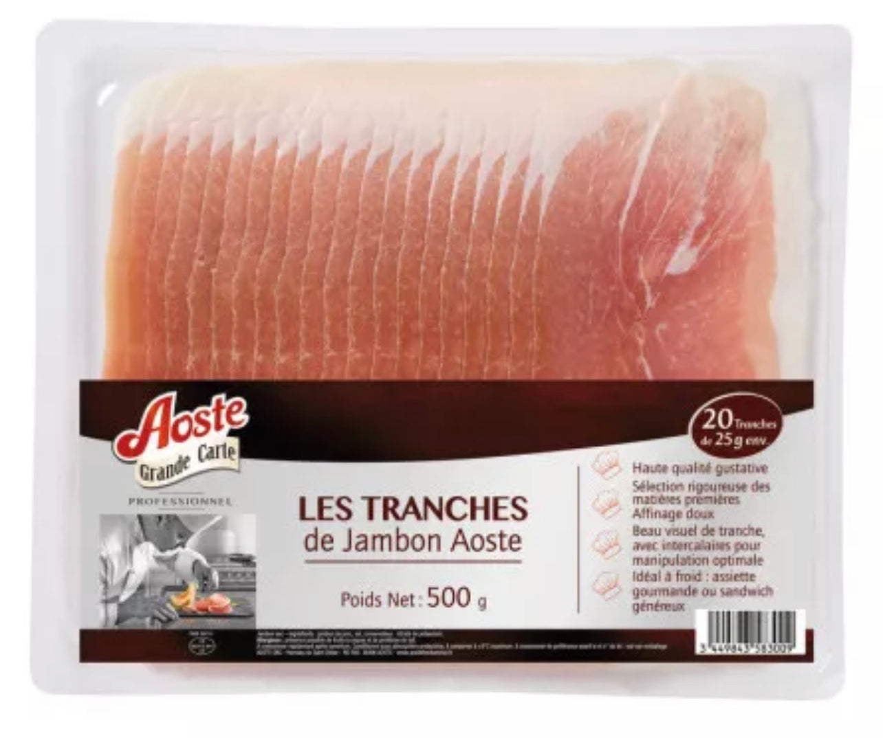 Superior dry ham 20x25g - 500g