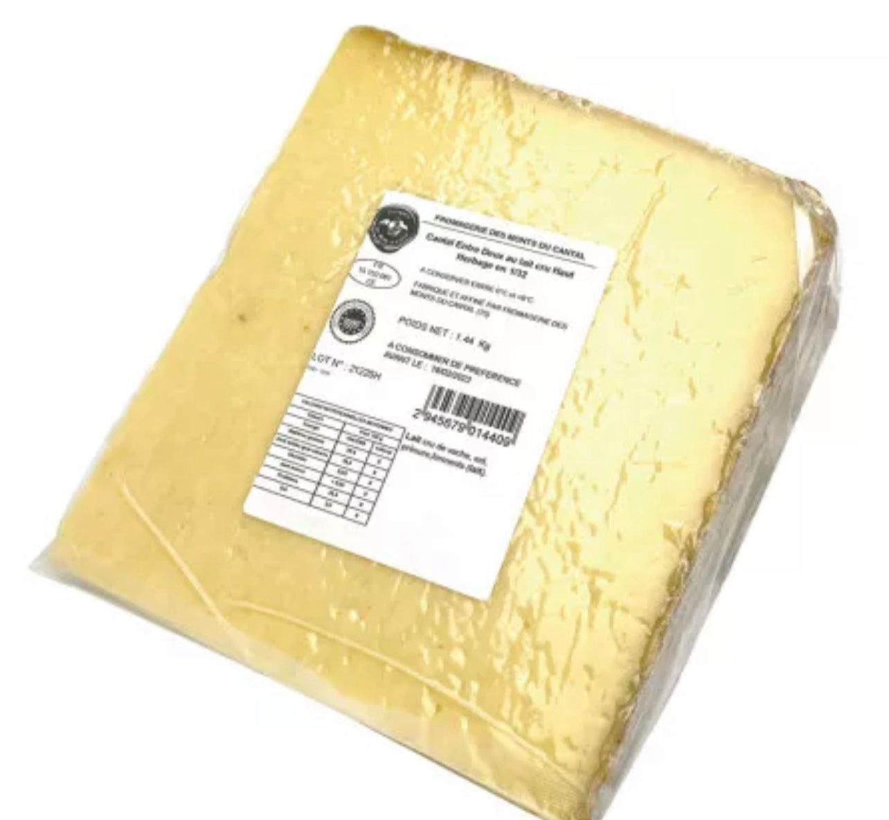 Cantal entre-deux with raw milk AOP Haut Herbage ±1.2kg