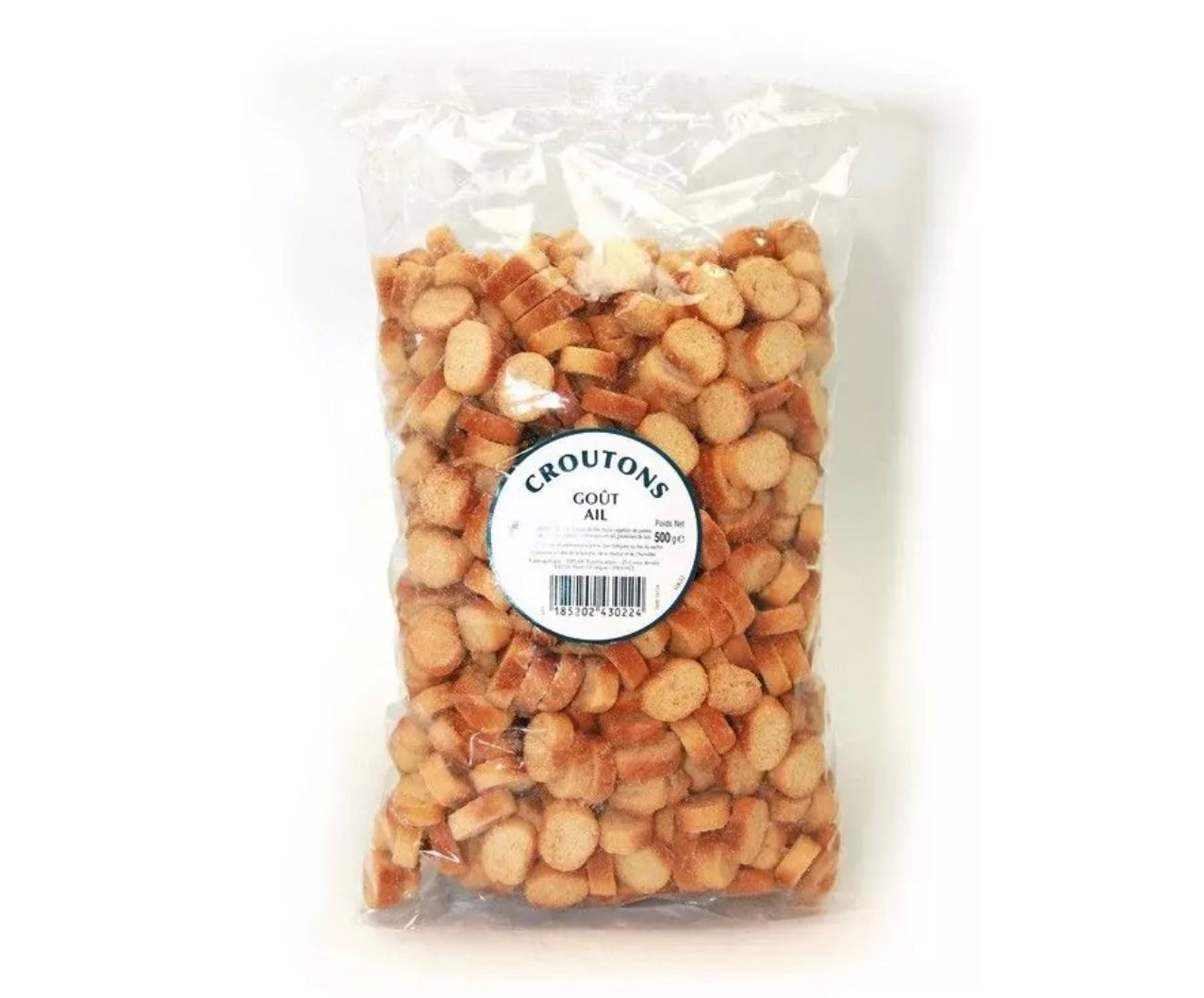 Crutones de ajo redondos - 500g