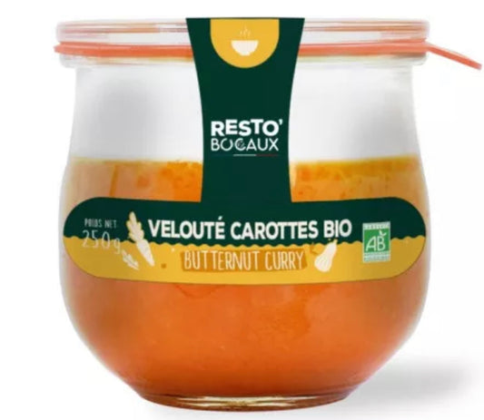 Carrot and butternut soup with curry - 250g