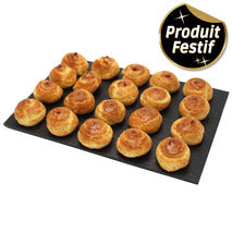 Gougères au fromage sur plateau x20 - 220g