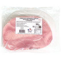 Superior cooked ham in a cloth slices 10x90g