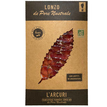 Organic sliced ​​farmhouse pork lonzo 80g