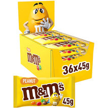 M&amp;M's peanut sachets in dispenser box 36x45g