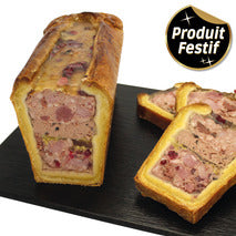 ✨Half a venison pâté en croûte with cranberries ±2.25kg✨