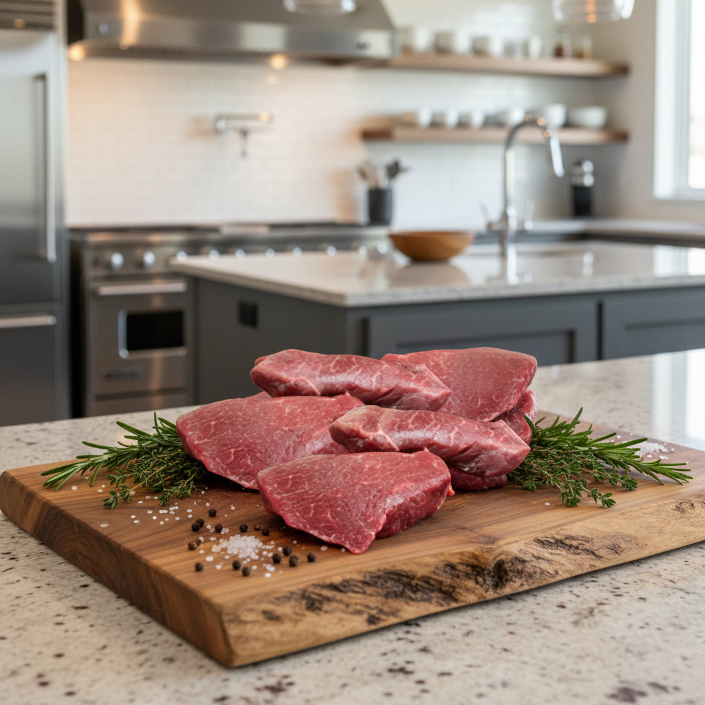 Pavé de rumsteck de boeuf Français 5x±200g