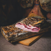 Poitrine Sèche Fumée au Bois de Hêtre – Porc Fermier Français – 3 kg